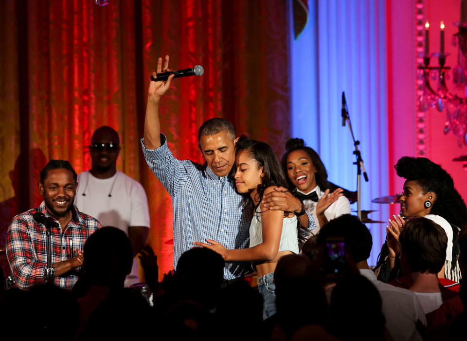 Barack Obama adorably embarrassed Malia on her birthday because that’s “his job”