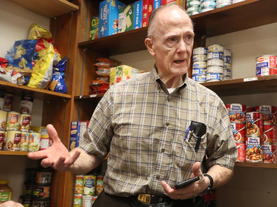 The Rev. David Troxler has run a food pantry at First Christian Church on South Palmetto Avenue in Daytona Beach since 2010. He was shocked when a city code enforcement officer told him last month the pantry couldn't legally operate in the Downtown Redevelopment Area, and he needed to close it down immediately.