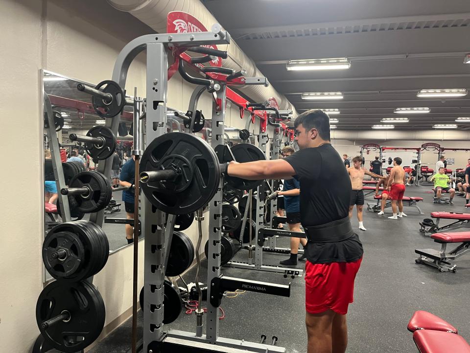 Nixa sophomore Jackson Cantwell is receiving major college football interest. He frequently shares videos of his biggest workout lifts on his social media pages.