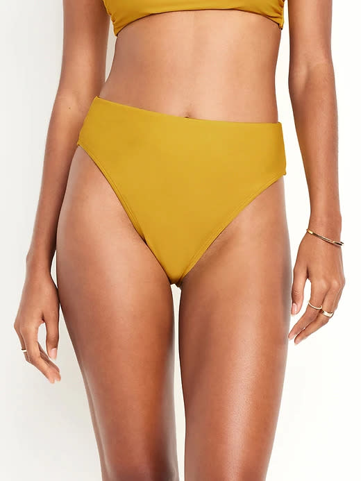 Extra High-Waisted French-Cut Swim Bottoms (Photo via Old Navy)