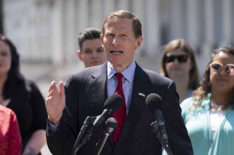 Sen. Richard Blumenthal, D-Conn., chairman of the Senate Permanent Subcommittee on Investigations, accuses Live Nation of "stonewalling" their months-long investigation into last year's Taylor Swift and Bruce Springsteen concert sales debacles. File Photo by Bonnie Cash/UPI