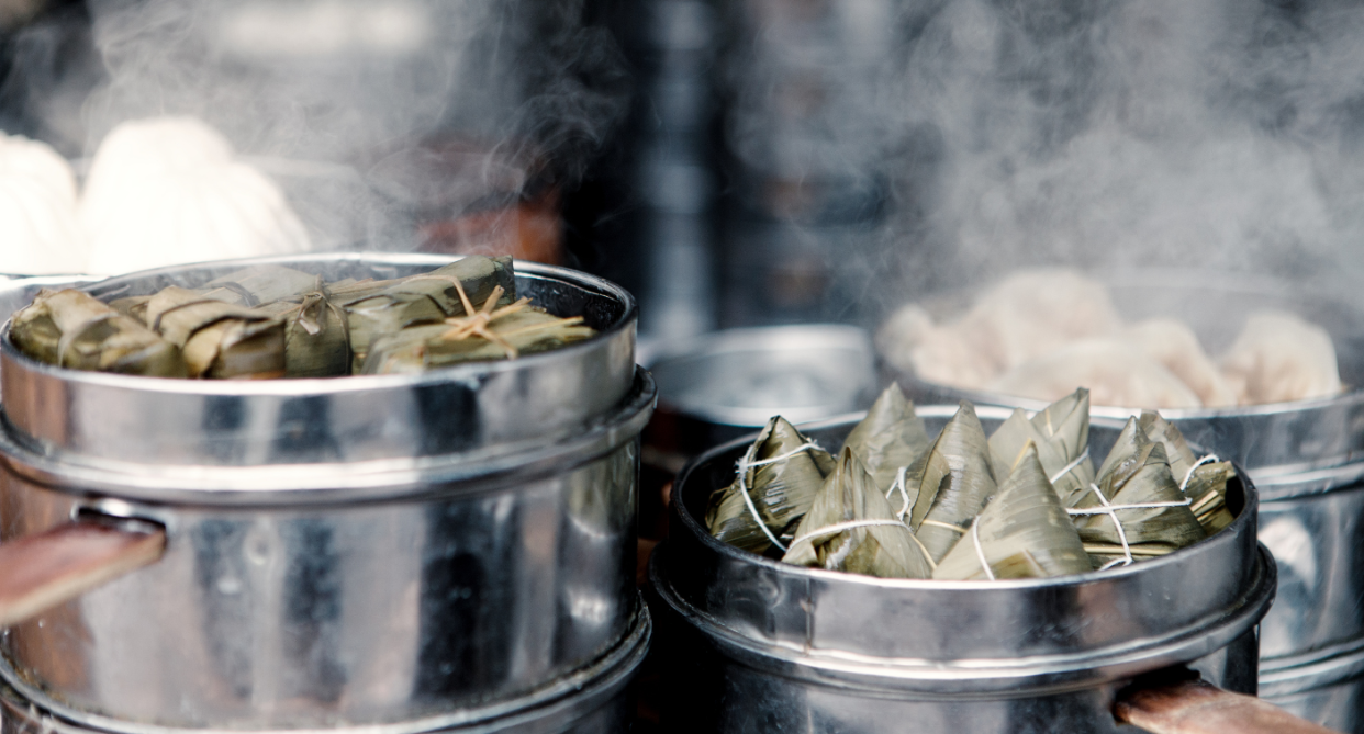 Bak Chang is a glutinous rice dumpling that originated in China and usually eaten during the Dragon Boat Festival in Singapore. (Photo via Getty Images)