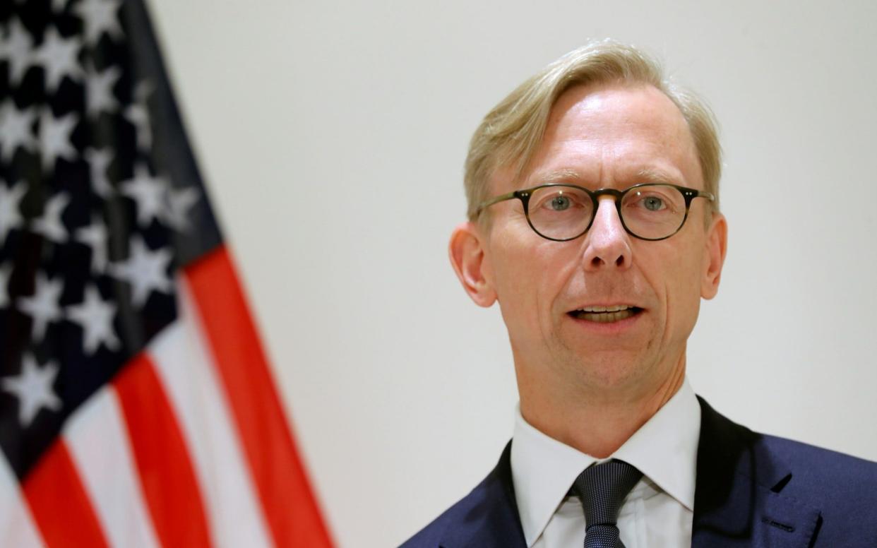 Brian Hook outlined the Trump administration's initiative for maritime security in the Strait of Hormuz - REUTERS