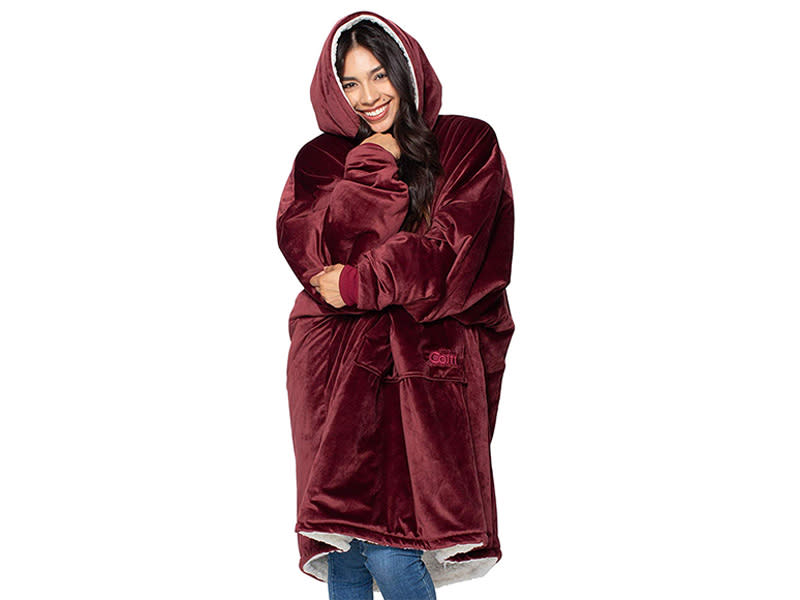 The Comfy Original Oversized Sherpa Blanket Sweatshirt. (Photo: Amazon)