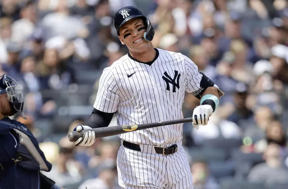 賈吉（Aaron Judge）2年前投身自由市場時，光芒還一度考慮網羅。法新社