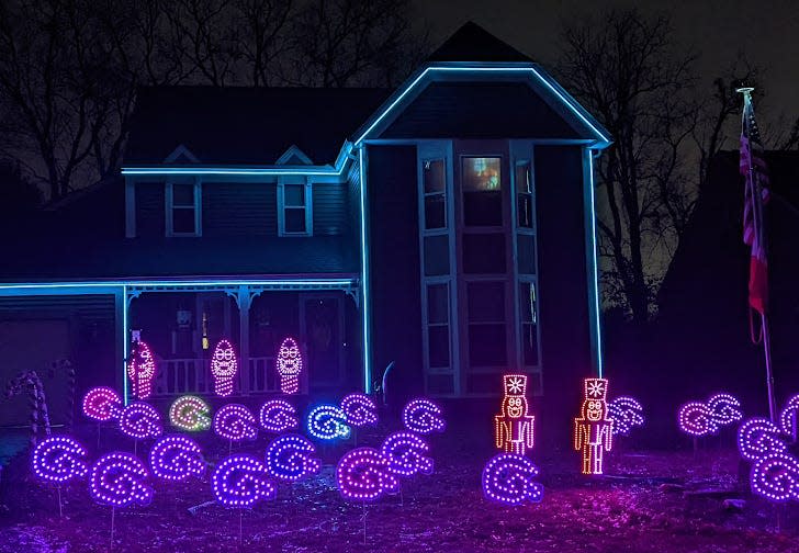 Farnham's Fabulous Lights at 3596 Farnham St. NW in Plain Township, the creation of the Pilato family, returns for a second season. The 7,000-plus light display has a NFL theme for 2021.