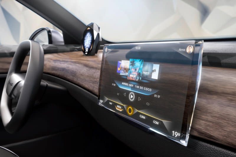 Continental Automotive Group, a worldwide vehicle manufacturer and supplier, unveiled several new technologies, including a collaboration with Swarovski Mobility, at CES in Las Vegas. Photo courtesy of Continental Automotive Group