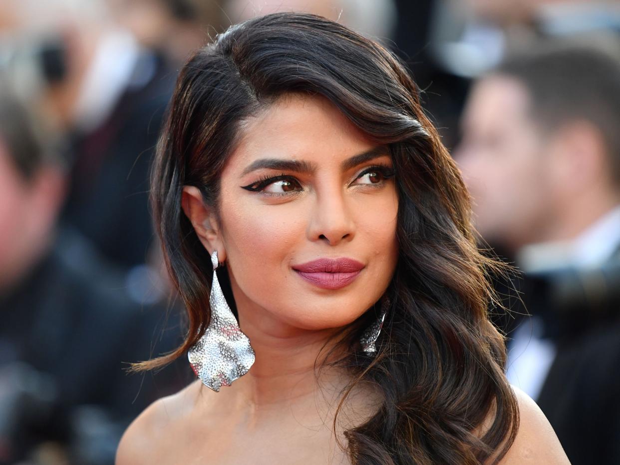 <p>File image: Priyanka Chopra poses as she arrives for the screening of the film “5B” at  Cannes Film Festival in 2019</p> (Getty Images)