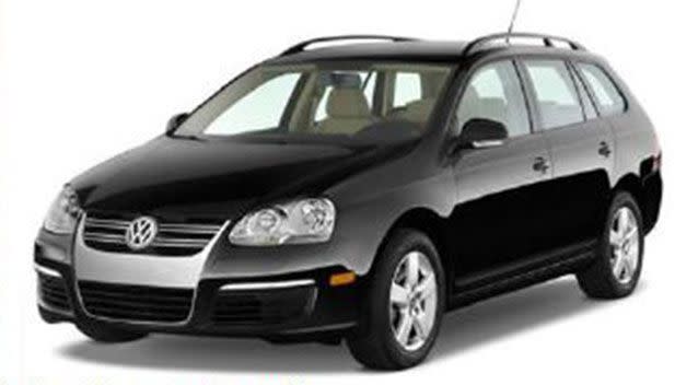 Also stolen was a black 2009 Volkswagen Golf station wagon, with rego number 520-MXH. Picture: Police Queensland