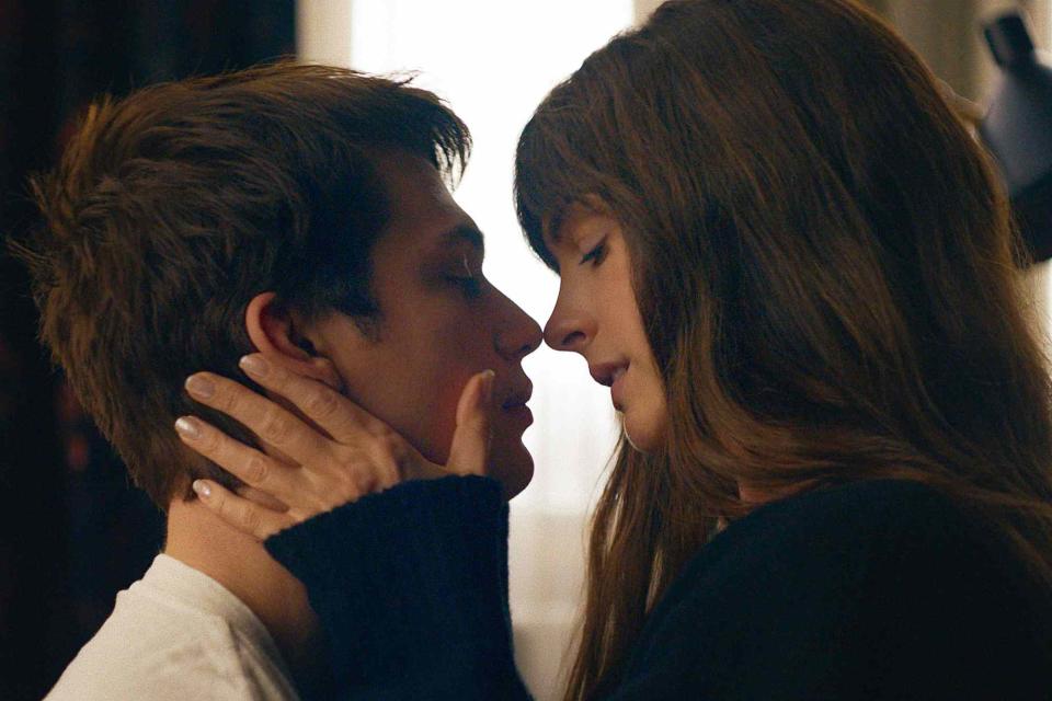 <p>Courtesy of Prime</p> Nicholas Galitzine and Anne Hathaway in The Idea of You