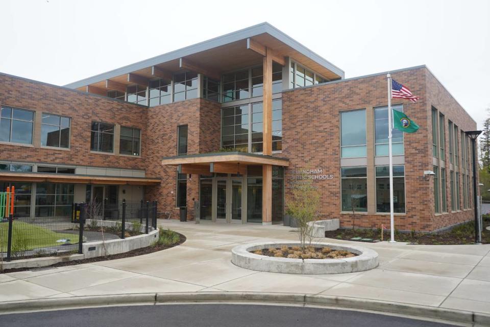 The Bellingham Public Schools new District Office is located at 1985 Barkley Blvd. in Bellingham, Wash. The $22 million building features an open concept and sustainable design throughout. Rachel Showalter/The Bellingham Herald