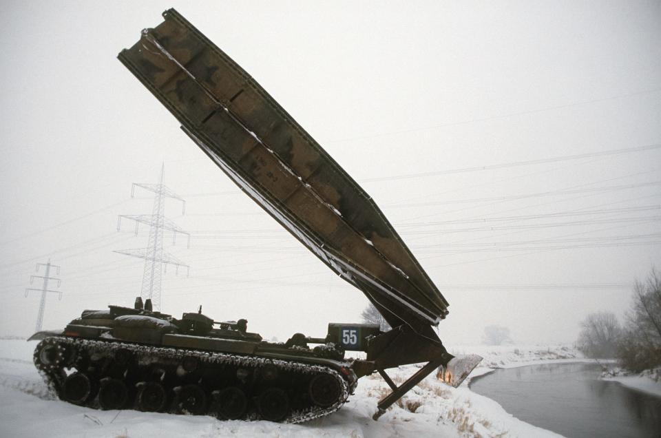 M60 Armored vehicle-launched bridge