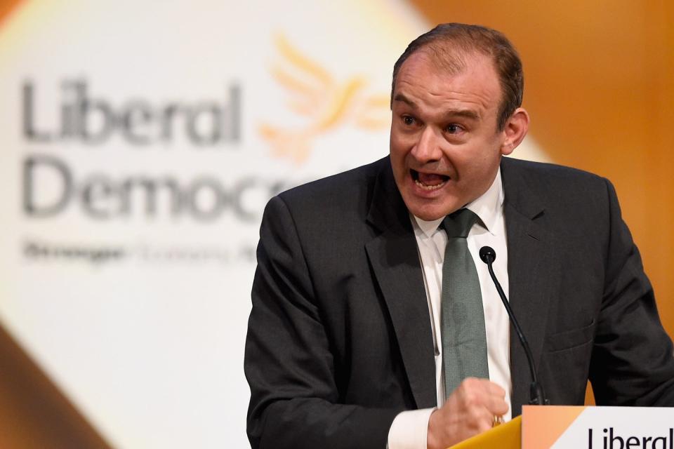 Acting Lib Dem leader Sir Ed Davey said the Chancellor