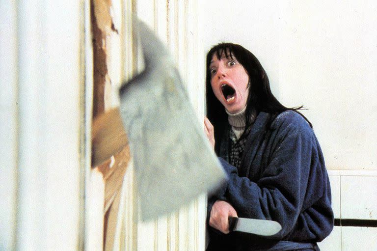 Shelley Duvall, en una escena emblemática de El resplandor