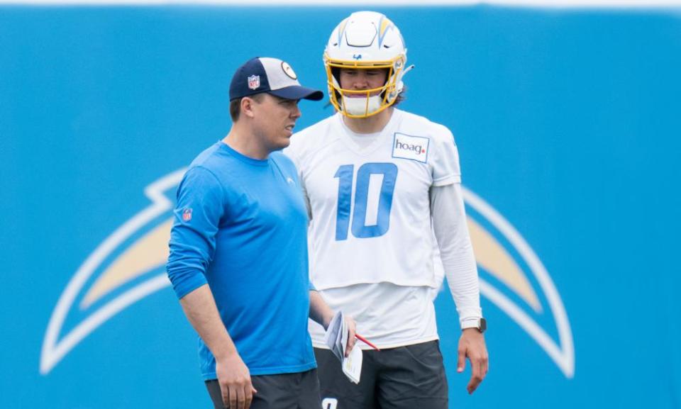 Kellen Moore and Justin Herbert’s relationship will be closely watched