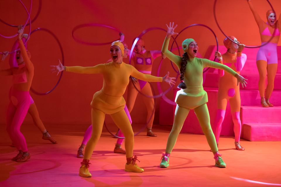 Kate Hudson, left, and Maddie Ziegler star in Sia's Razzie-winning musical drama "Music."