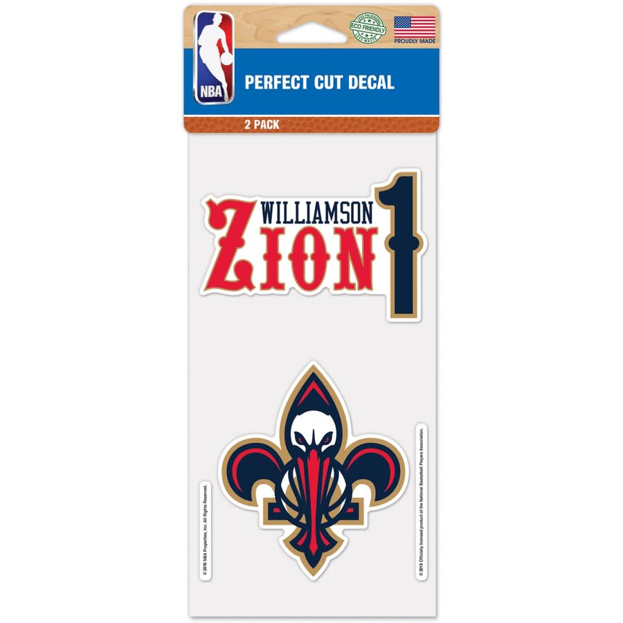 Zion Pelicans Player Decals