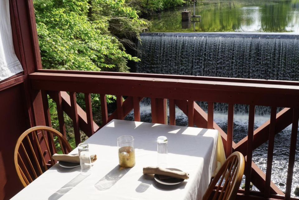 <p><strong>Simsbury, </strong><b>Connecticut</b></p><p>Talk about dinner and a view. Dine in the outdoor area of <a href="https://www.instagram.com/p/CPMC4MLjvIK/" rel="nofollow noopener" target="_blank" data-ylk="slk:Millwright's Restaurant;elm:context_link;itc:0;sec:content-canvas" class="link "><strong>Millwright's</strong> <strong>Restaurant</strong></a> for an extra special time. Between its hanging flowers and flowing waterfall, you'll feel like you're in paradise. The delicious <a href="https://go.redirectingat.com?id=74968X1596630&url=https%3A%2F%2Fstatic1.squarespace.com%2Fstatic%2F5abcee6389c1724df599f0bf%2Ft%2F632399184ad7e5385c8bf7e3%2F1663277340383%2Fmw_menu.pdf&sref=https%3A%2F%2Fwww.goodhousekeeping.com%2Ffood-products%2Fg25894059%2Fmost-romantic-restaurants%2F" rel="nofollow noopener" target="_blank" data-ylk="slk:Millwright's Burger;elm:context_link;itc:0;sec:content-canvas" class="link ">Millwright's Burger</a> (and Lentil Chili Fries!) just makes things even better. <br></p>