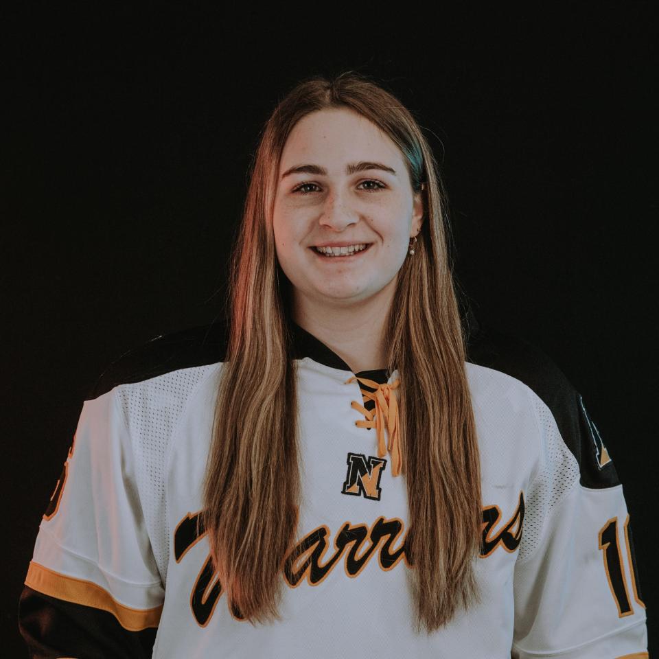 Sophia Boucher of Nauset/Monomoy girls hockey team.