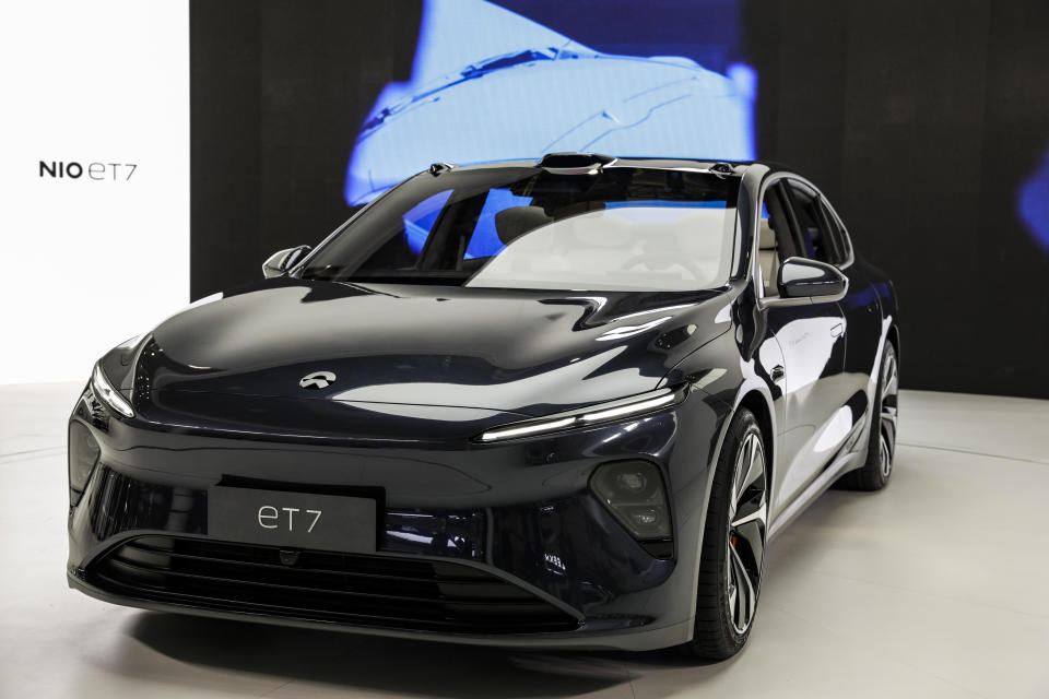 Nio ET7 shanghai auto show