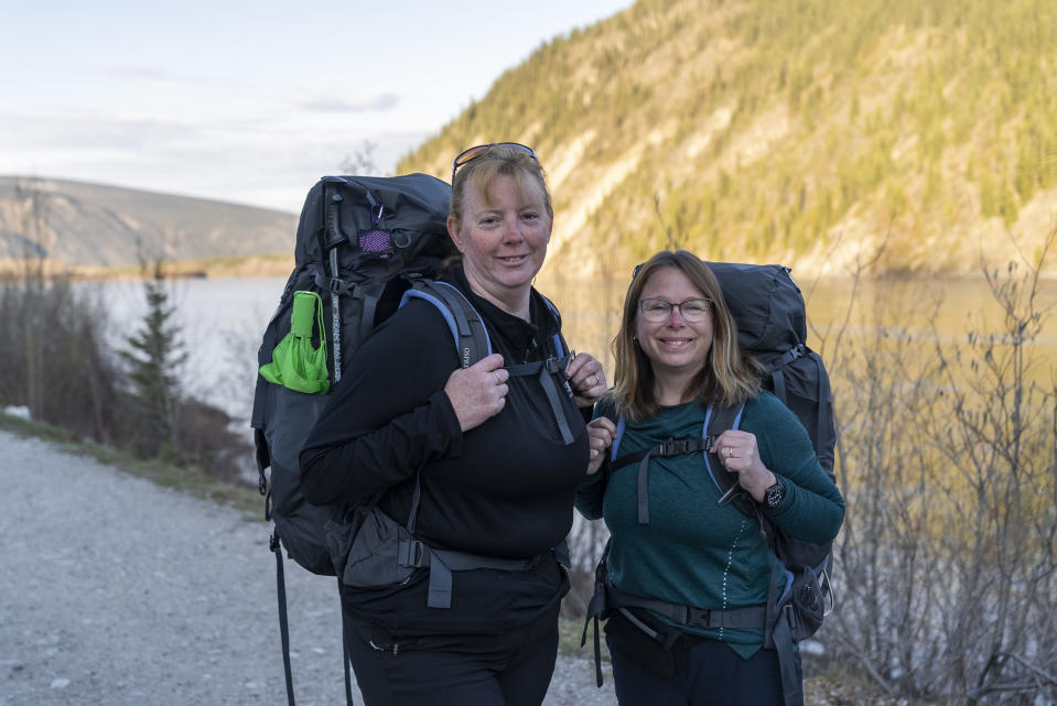 Tricia and Cathie on Race Across The World 2023