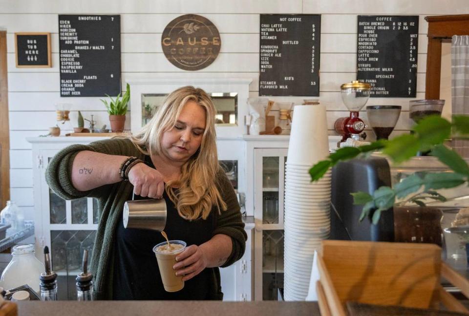 Tara Stucky, creator and operating manager of Cause Coffee, donates her profits to a variety of local and global causes.