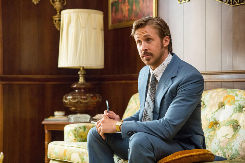 THE NICE GUYS, Ryan Gosling, 2016. ph: Daniel McFadden / © Warner Bros. / courtesy Everett Collection