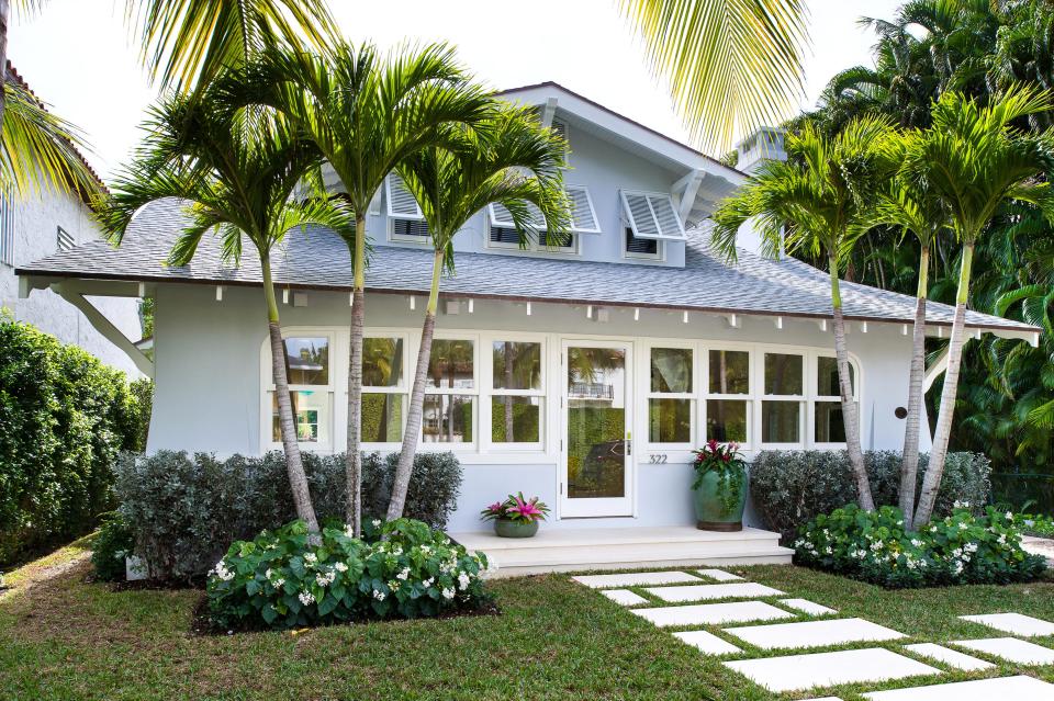 At the November 2023 meeting of the Palm Beach Architecture Commission, residents expressed concerns that this restored 1919 bungalow at 322 Seaspray Ave. would be overwhelmed by the scale of a new Spanish Colonial-style home proposed for the lot next door.