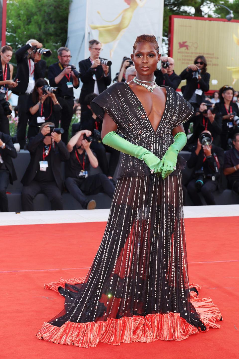 Jodie Turner-Smith at the Venice Film Festival on August 31, 2022.