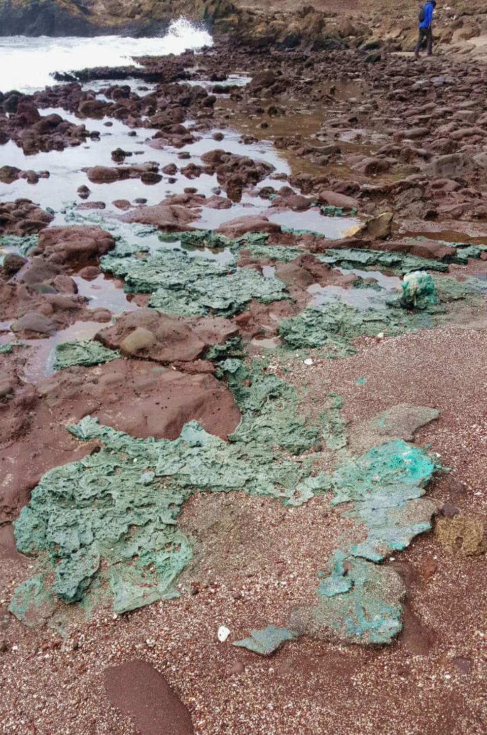 Researchers found plastic rocks on Trindade Island, a volcanic island more than 600 miles east of Espírito Santo in Brazil. Much of the plastic comes from fishing nets, which wash up on the beach and can melt when temperatures rise.