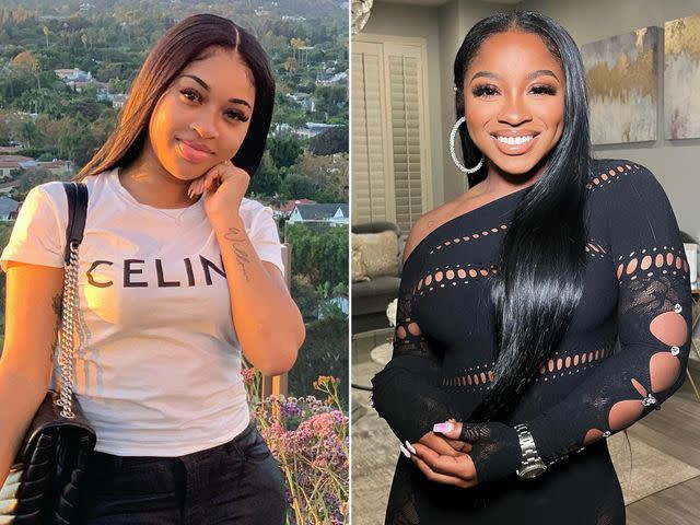 <p>India Royale Instagram ; Reginae Carter Instagram</p> India Royale. ; Reginae Carter.