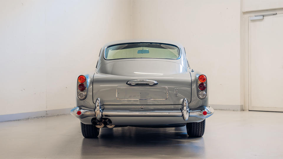 Sean Connery's 1964 Aston Martin DB5 from the back