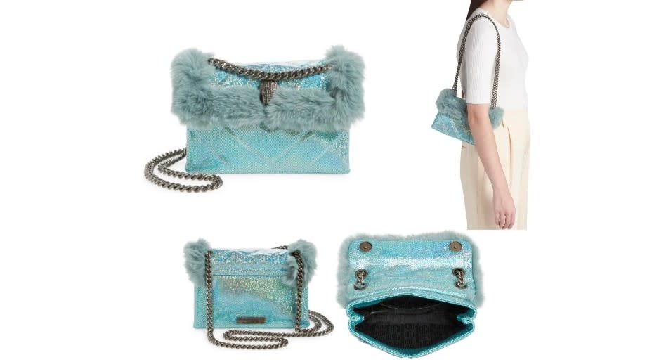 Kurt Geiger London Mini Kensington Faux Fur Crossbody Bag - Nordstrom, $90 (originally $225)