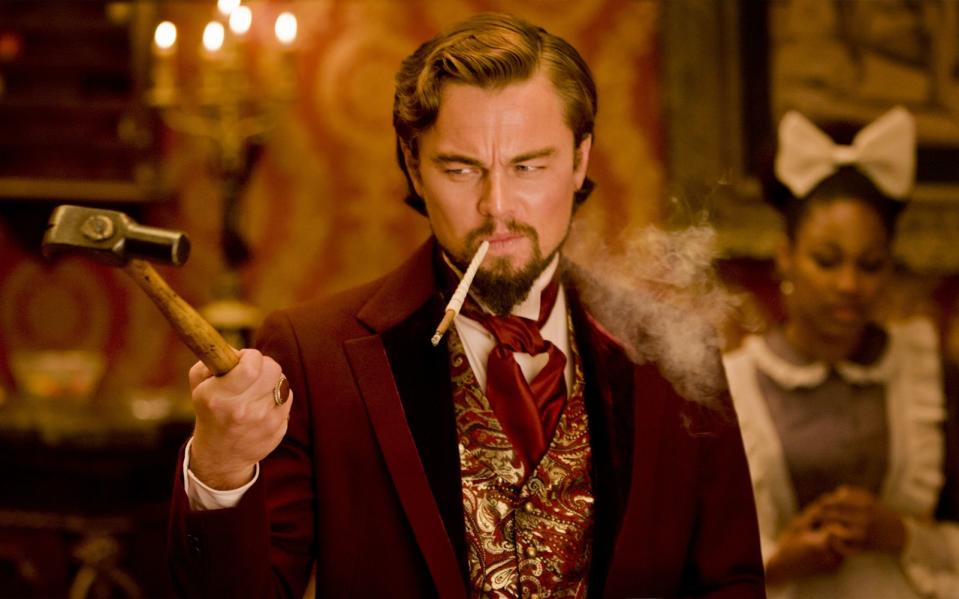 <p>Zwei Oscars gab es für "Django Unchained" 2013. Quentin Tarantino gewann für das beste Original-Drehbuch, Christoph Waltz als bester Nebendarsteller. Leonardo DiCaprio hingegen blieb sogar ohne Nominierung - trotz spektakulärem Körpereinsatz ... (Bild: Sony)</p>