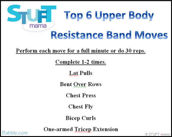 Resistance band workout