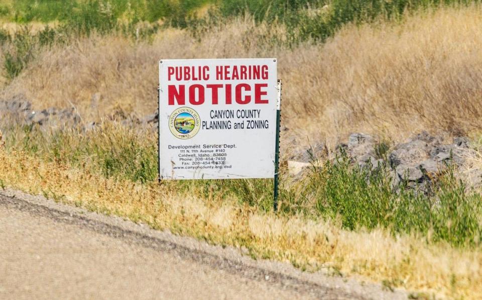Canyon County commissioners denied a concert venue development on the land at center left in Sunnyslope off Idaho 55. Traffic heading south from Nampa to Sunnyslope is frequently heavy.