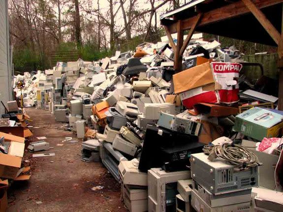 Only about 25 percent of e-waste is collected for recycling.