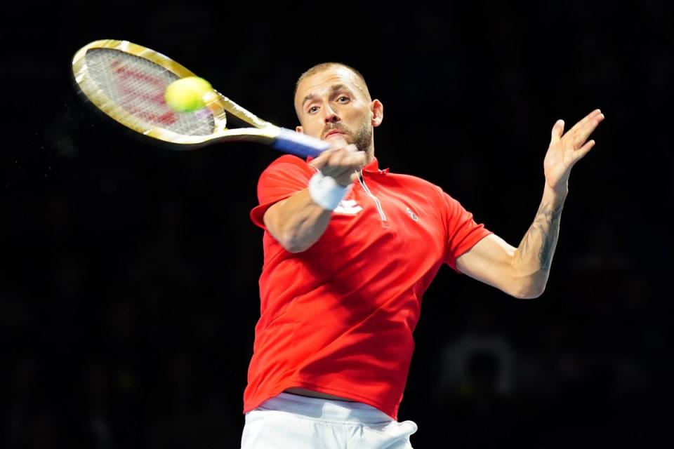Dan Evans sealed Great Britain’s United Cup win (Jane Barlow/PA) (PA Wire)