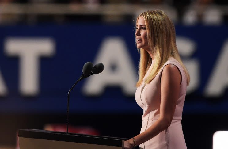 Ivanka Trump, speaking at the Republican National Convention