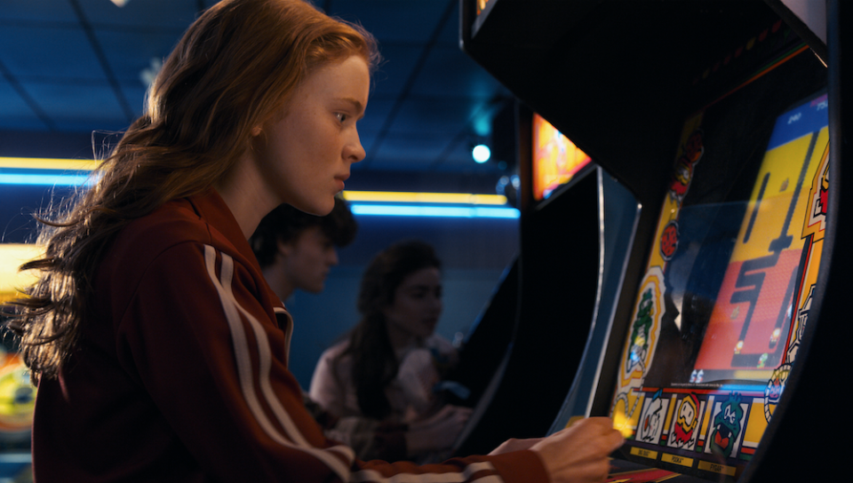 Try out some classic arcade games for yourself to see if you can beat Max’s high score. — Picture courtesy of Netflix