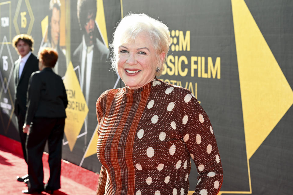 Julia Sweeney at the 2024 TCM Classic Film Festival Opening Night screening of "Pulp Fiction" held at TCL Chinese Theatre IMAX on April 18, 2024 in Los Angeles, California. (Photo by Gilbert Flores/Variety via Getty Images)