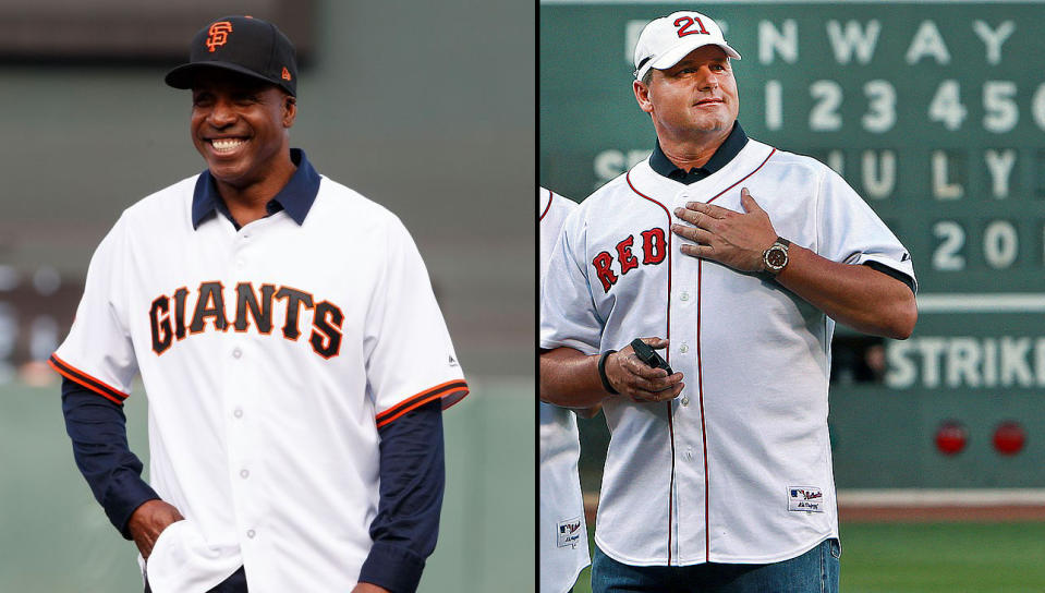Barry Bonds and Roger Clemens aren't much closer to get into Cooperstown. (Getty Images)