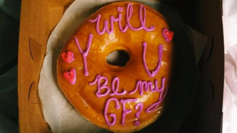 Romantic doughnut from Joshua Weissman 
