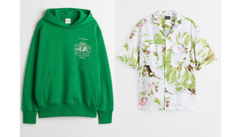 Print Cotton Hoodie from Edition by John Boyega and Lyocell Resort Shirt