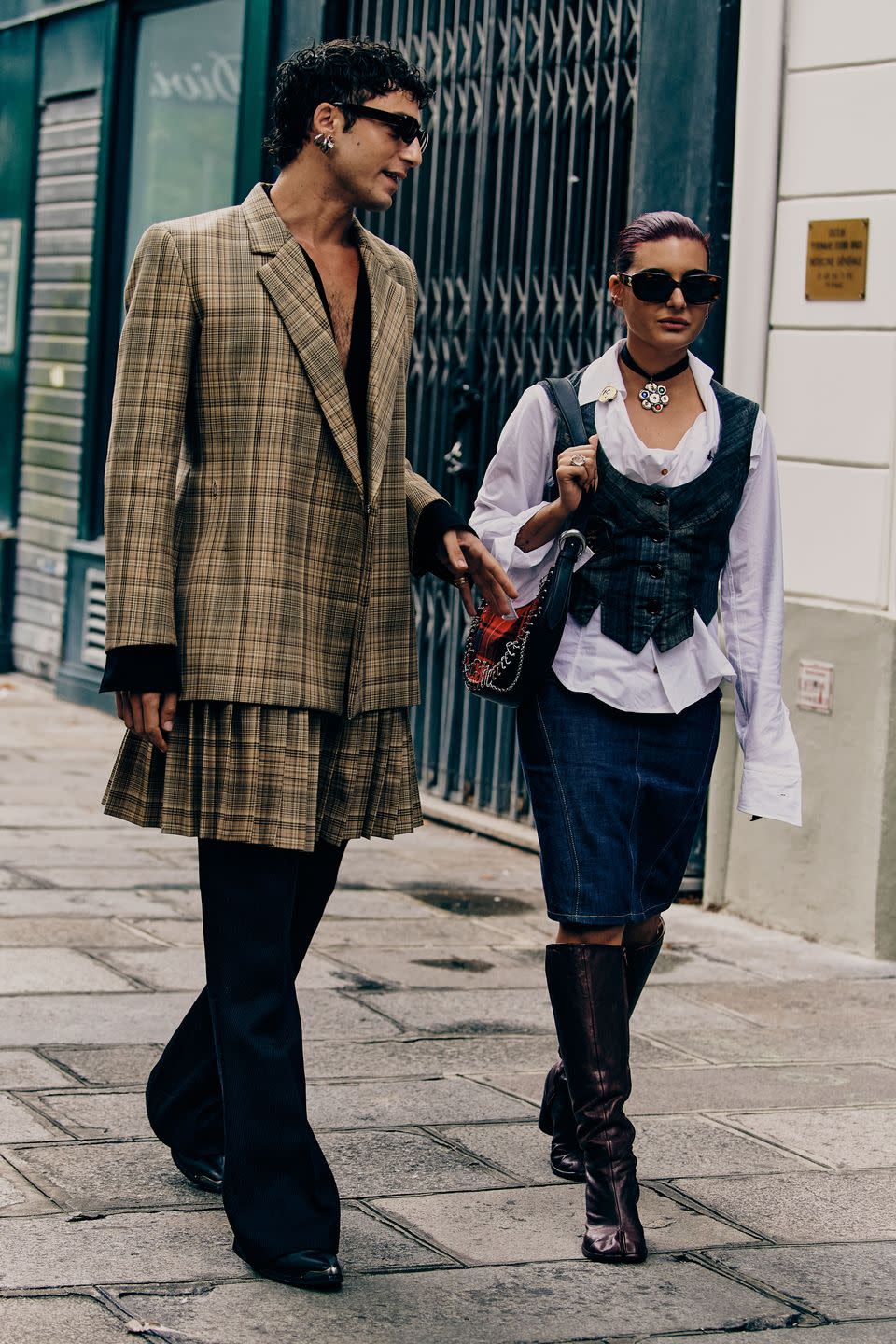 Doja, Naomi, Janet, Oh My! The Final Day of Paris Fashion Week Street Style