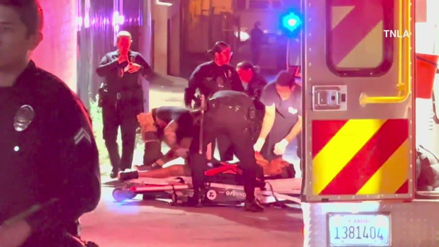 Multiple people were stabbed at a Copa América final watch party in Los Angeles. (TNLA)