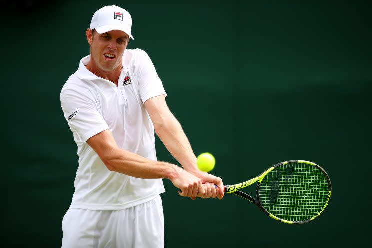 Sam Querrey returns to the Round of 16. (Getty)
