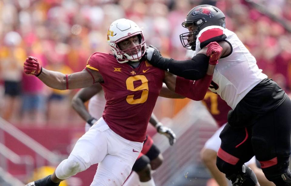 Iowa State's Will McDonald IV was taken 15th overall by the New York Jets in this year's NFL Draft and helped the Cyclones finish the 2022 season ranked fourth nationally in total defense.