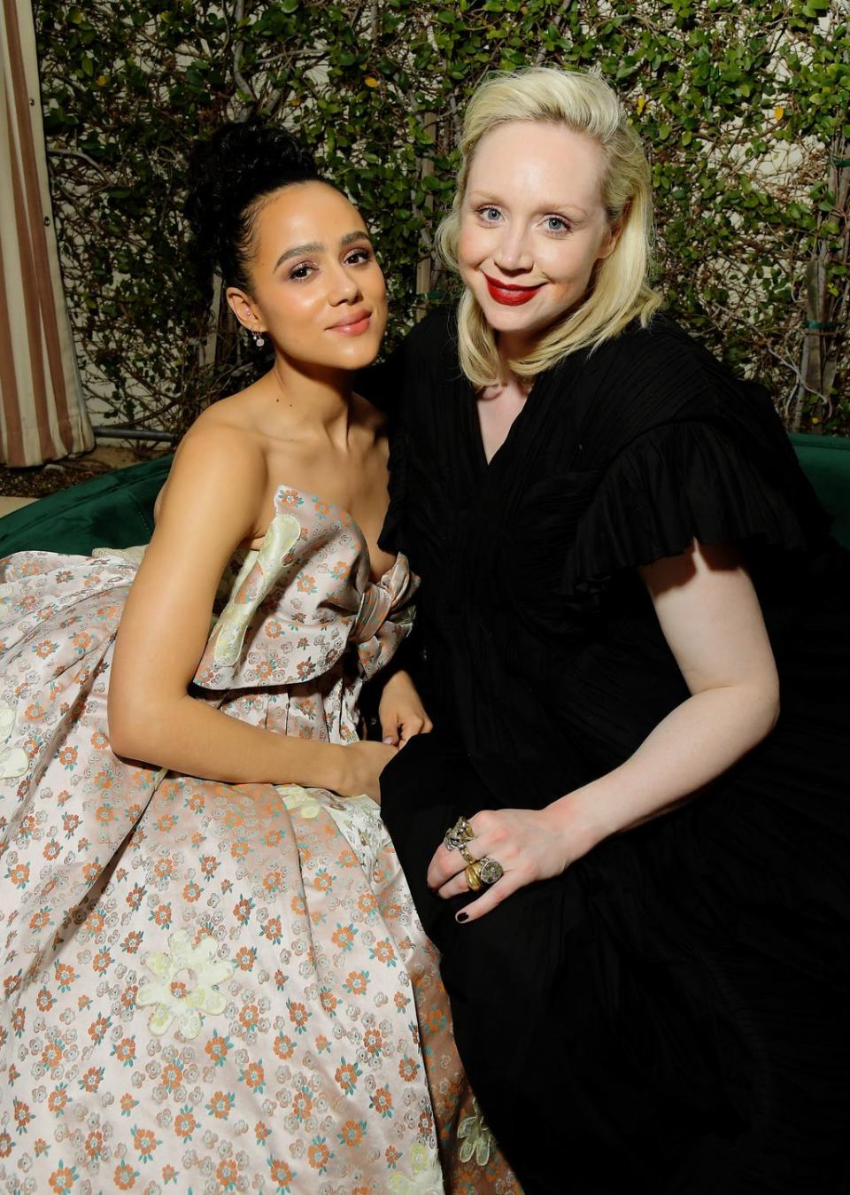 5) Nathalie Emmanuel and Gwendoline Christie