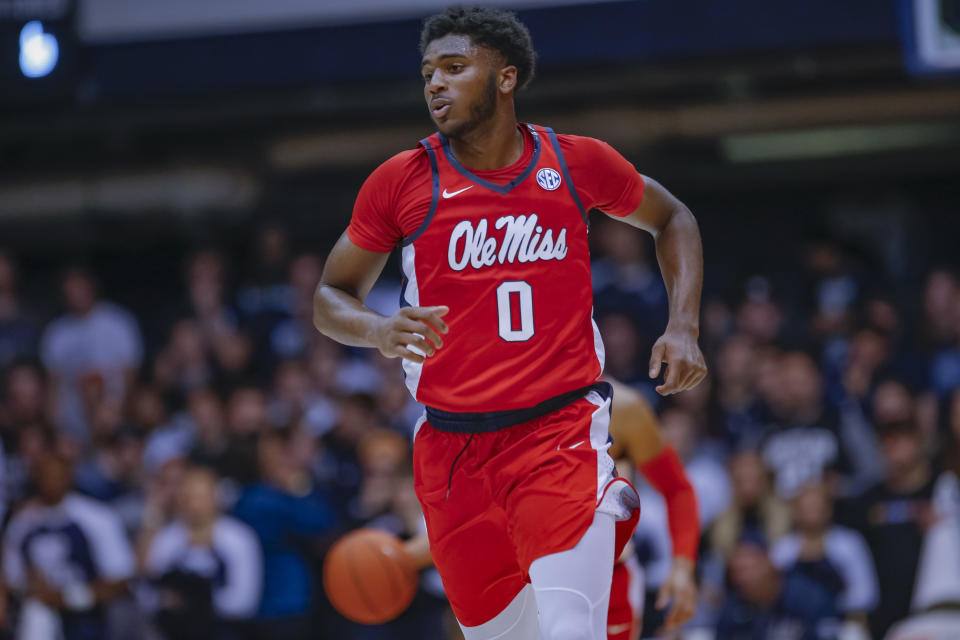 Blake Hinson averaged just over 10 points per game for Ole Miss in 2019-20. (Photo by Michael Hickey/Getty Images)